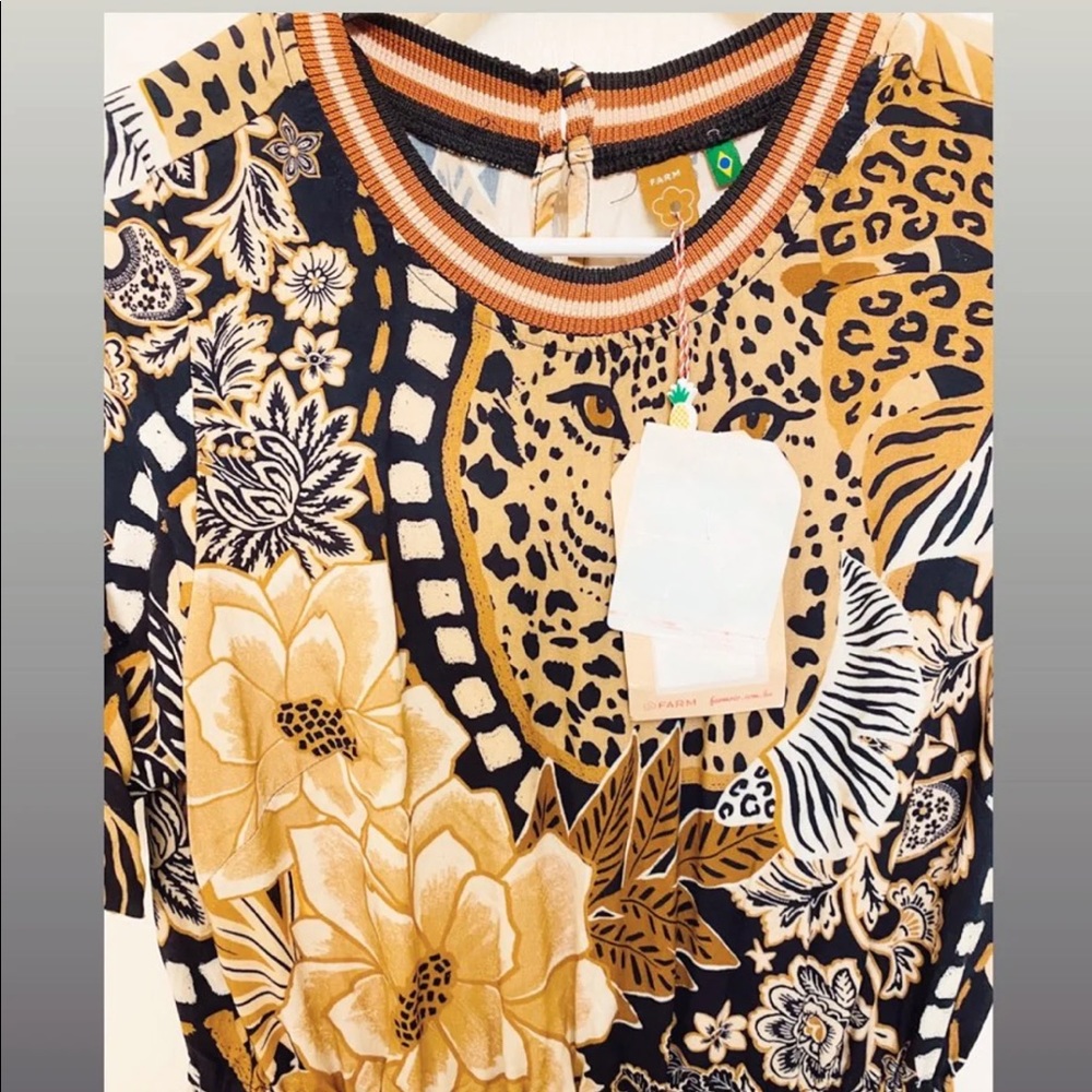 Farm Rio leopard jumpsuit - Picture 3 of 3